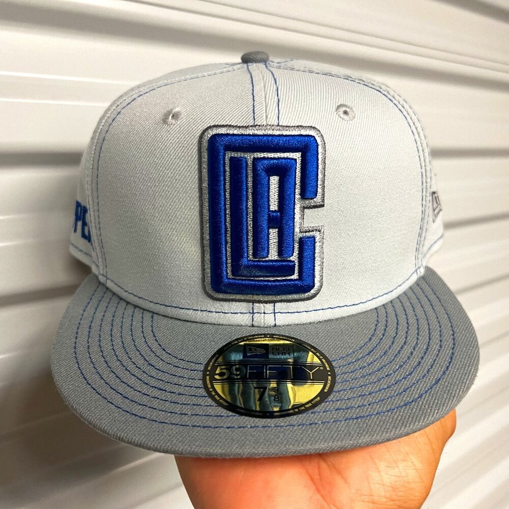 Los Angeles Clippers NBA Gray Fitted Hat - New